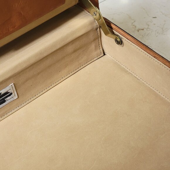 HARTMANN Leather Briefcase Attaché Vintage Authentic - Picture 13 of 16